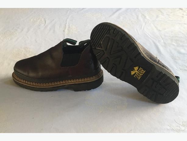 Ladies Georgia Giant Romeo 4” High Work Shoes Size 8W image 1