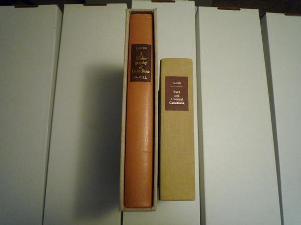 Two Rare and Limited Books: A Bibliography & Rare and Unuaual Canadiana image 1