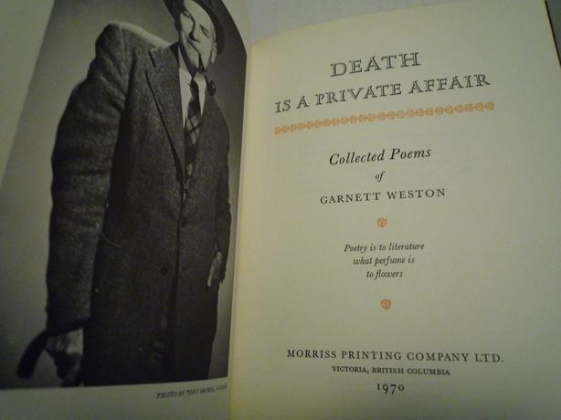 Signed and Personalized Copy: Death is a Private Affair image 4