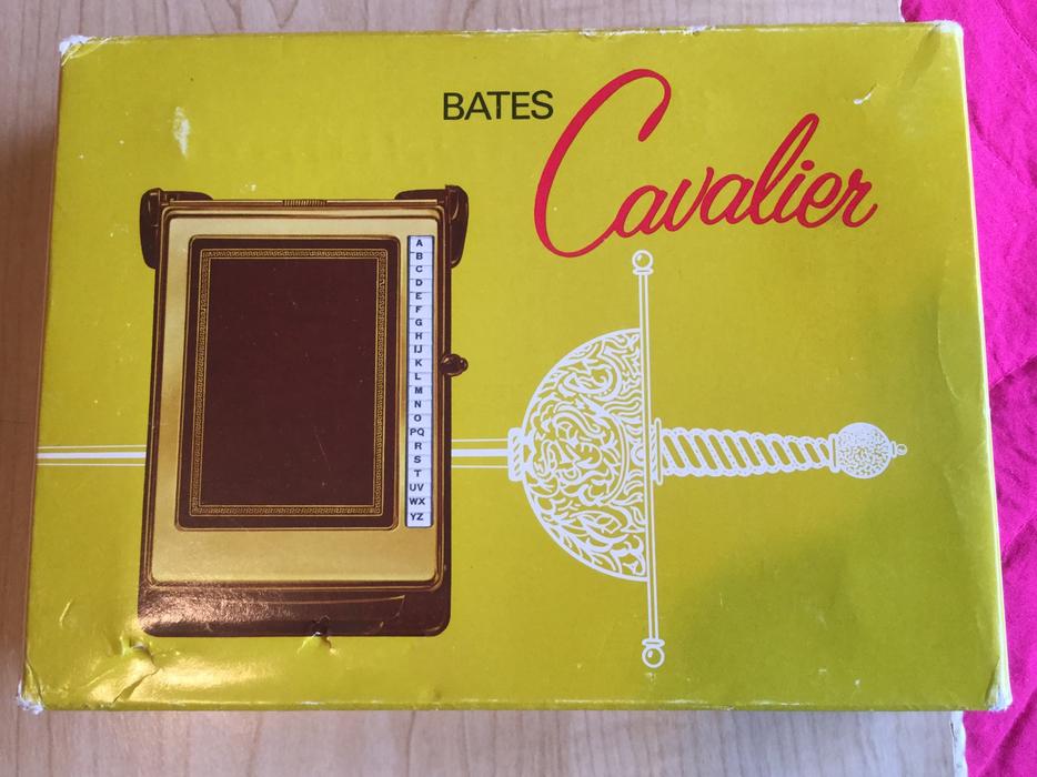 VINTAGE - NEW in Original Box * BATES * POP UP *   Telephone List FINDER display photo