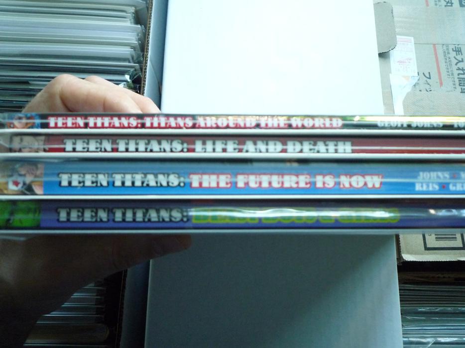 Four Teen Titans TPB's (Very Fine) display photo