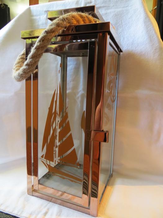 Nautical Lantern - Copper Color -  REDUCED display photo