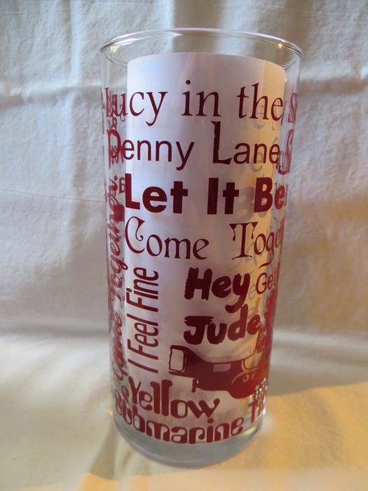 The Beatles Vase  - REDuced display photo