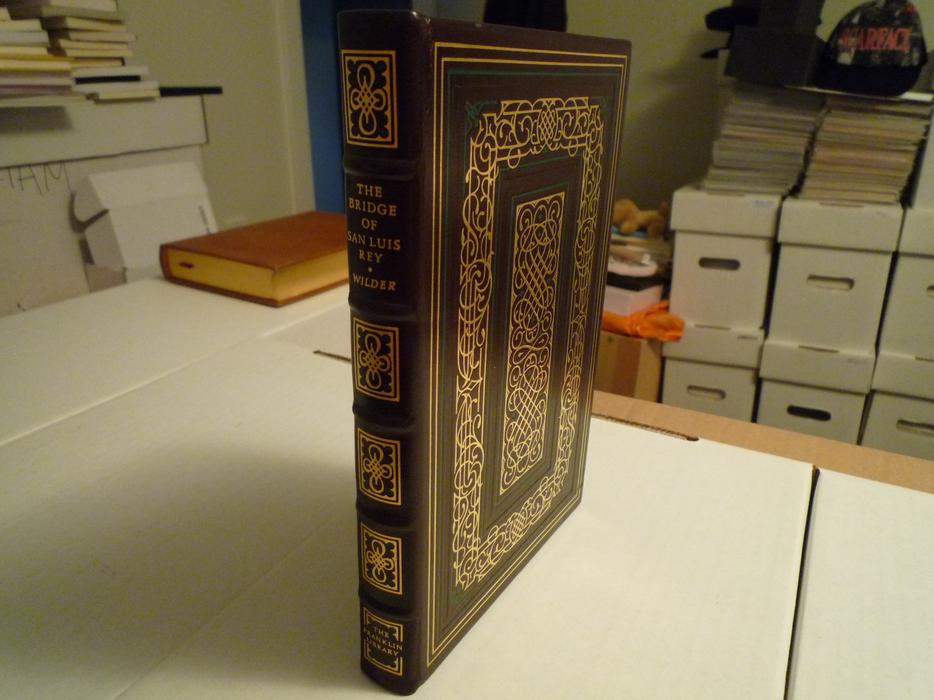 Franklin Library: The Bridge of San Luis Rey by Thornton Wilder display photo