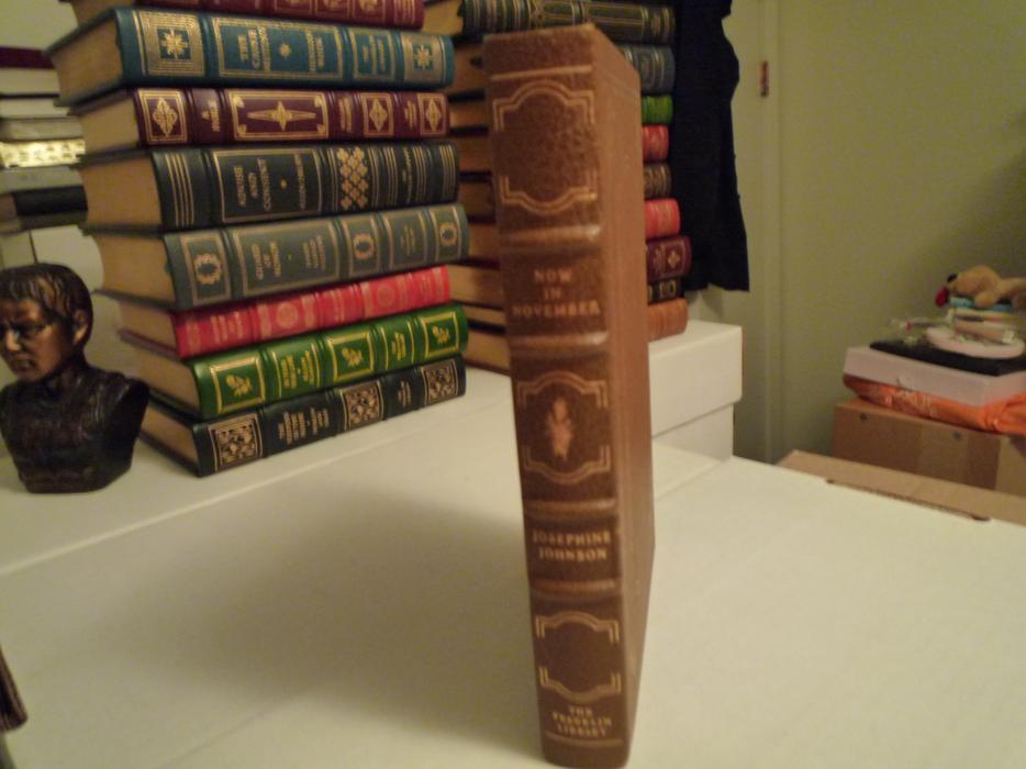 Franklin Library: Now in November by Josephine Johnson display photo