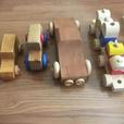 WOODEN BLOCKS, CARS, and TRAIN thumbnail image 1