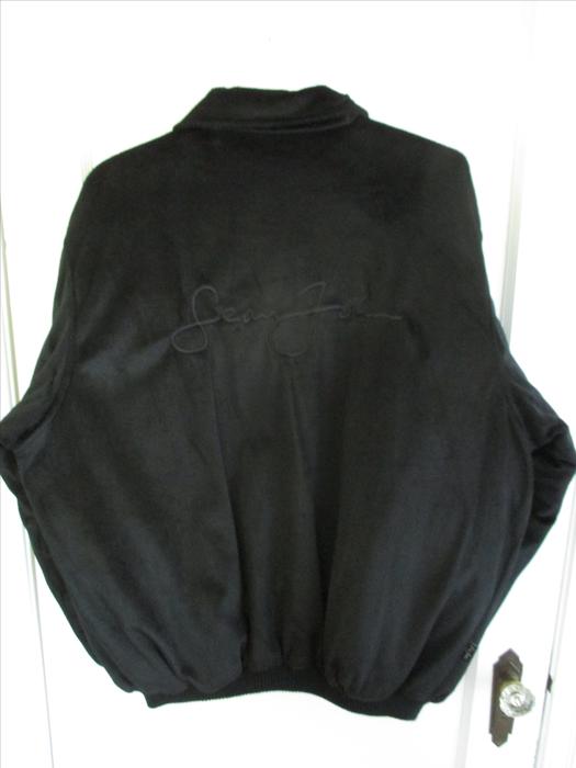 Sean John Brand Men's Black Velour Jacket display photo