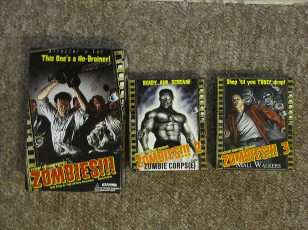 FOUR Zombie Games.  PLUS Extras. All complete and in great condition. image 1
