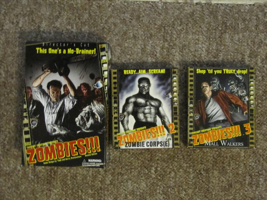 FOUR Zombie Games.  PLUS Extras. All complete and in great condition. display photo