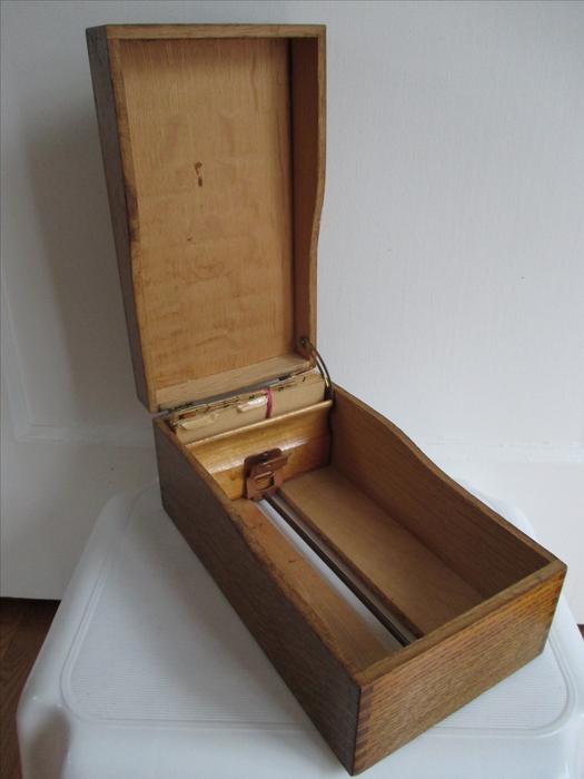 Variety of Small Wooden Antique Collectible Boxes display photo