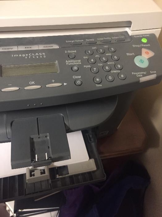 Used Four Printers and One Fax Machine display photo