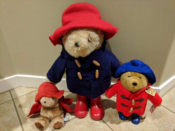 SET OF 4 PADDINGTON BEARS! image 1