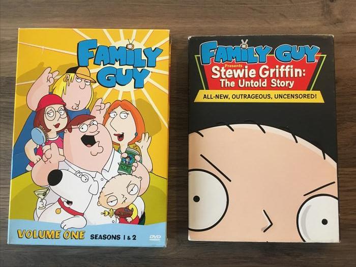 FAMILY GUY VOLUME One & STEWIE GRIFFIN: The Untold Story display photo