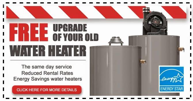Water Heater Rental FREE installation - Reduced Rental Rates display photo