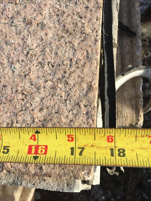 Pink Granite Paving Stone Slabs display photo