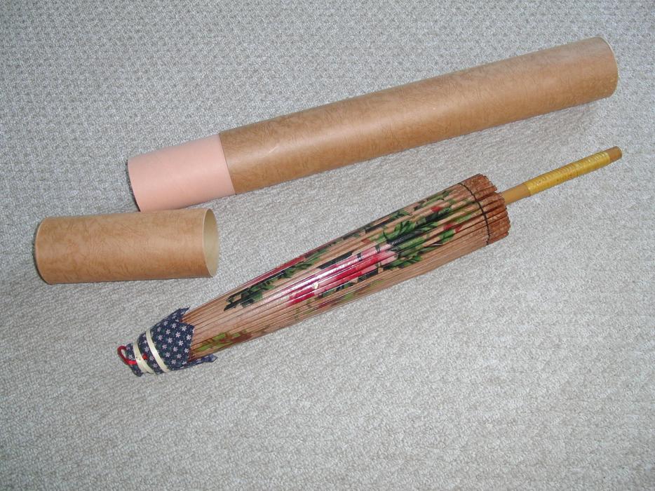 Oil Paper Oriental Parasol display photo