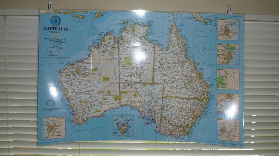 Wall Maps (Laminated/Encapsulated) display photo