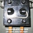 CANADIAN ELECTRIC BOX 60 Amp Fuse Holder & Fuse Block (Set) ~ Very Rare! thumbnail image 3