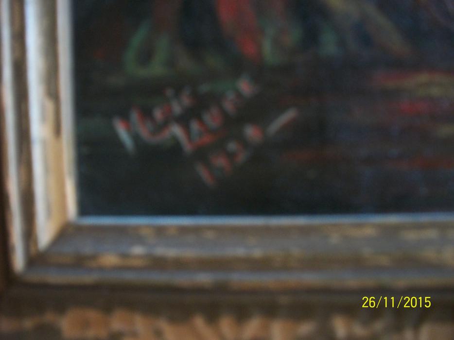 Oil Painting by Marie Laure 1920 display photo