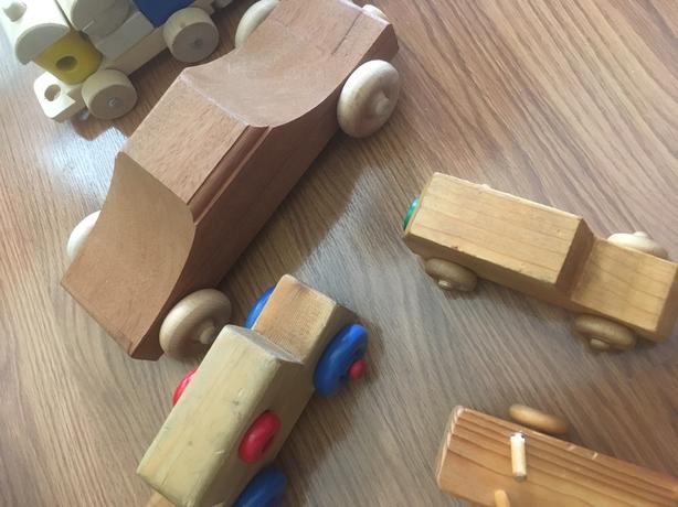 WOODEN BLOCKS, CARS, and TRAIN image 7