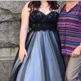 Prom/Ball gown Black/Blue - size 14/15 thumbnail image 1