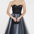 Prom/Ball gown Black/Blue - size 14/15 thumbnail image 3