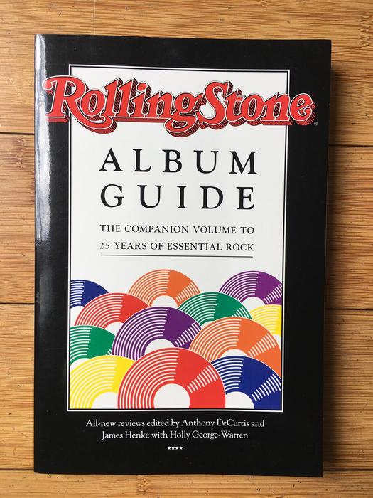 The Rolling Stone Collection - 25 Years Of Essential Rock Plus Album Guide display photo