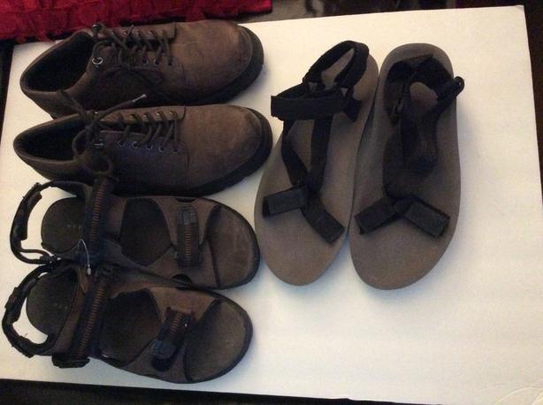 3 pairs of  shoes and sandals,Size 12 , Men’s image 2