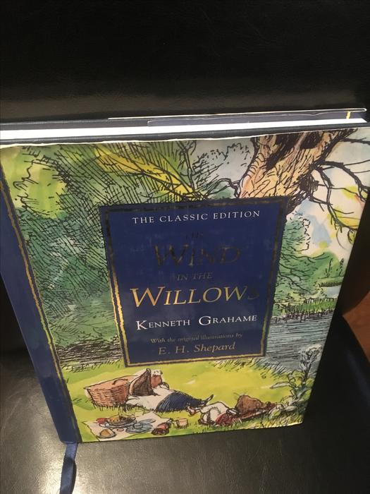 HUGE HARDCOVER BOOK: THE WIND IN THE WILLOWS display photo