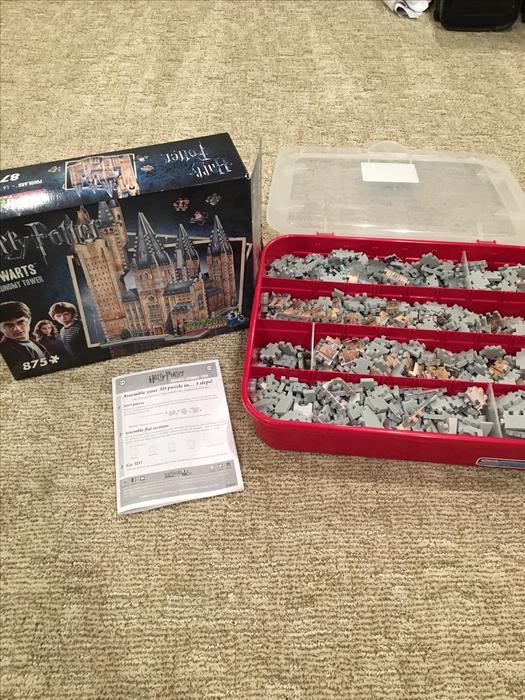 Harry Potter 3D Hogwarts Astronomy Tower display photo