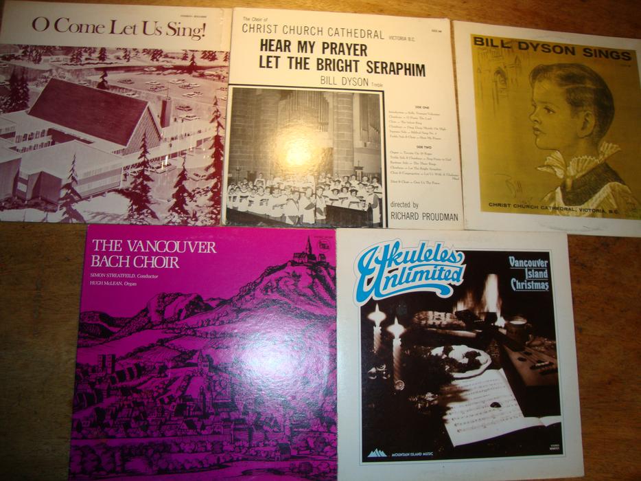 25 LPs from Victoria, Oak Bay, Saltspring and Vancouver display photo