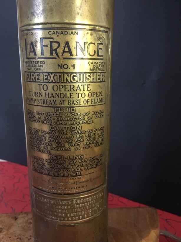 upcycled firebell lamp image 2