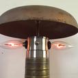 upcycled firebell lamp thumbnail image 3