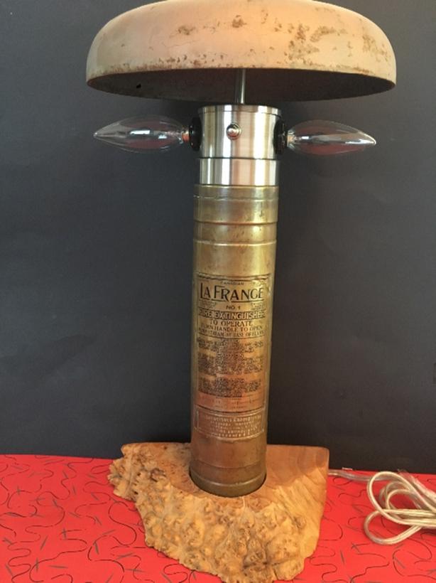 upcycled firebell lamp image 4