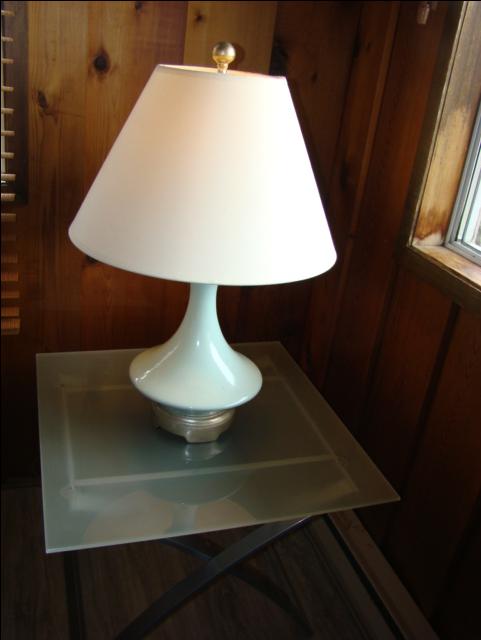 Lamp and Table display photo