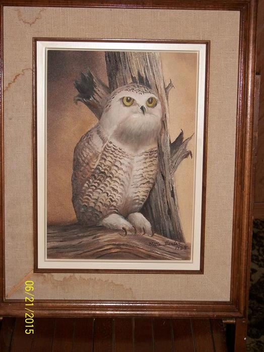 Nettie Harder Paintings (2) pieces display photo