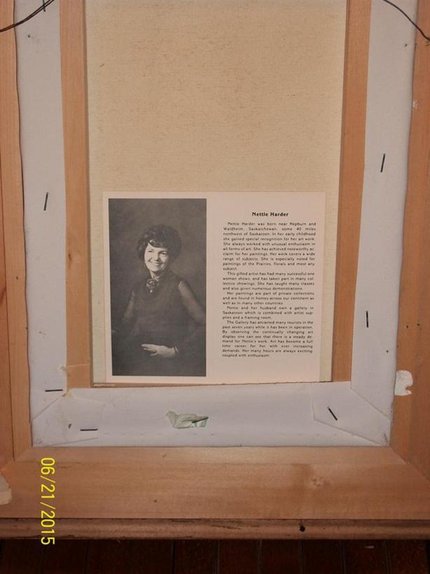 Nettie Harder Paintings (2) pieces image 2