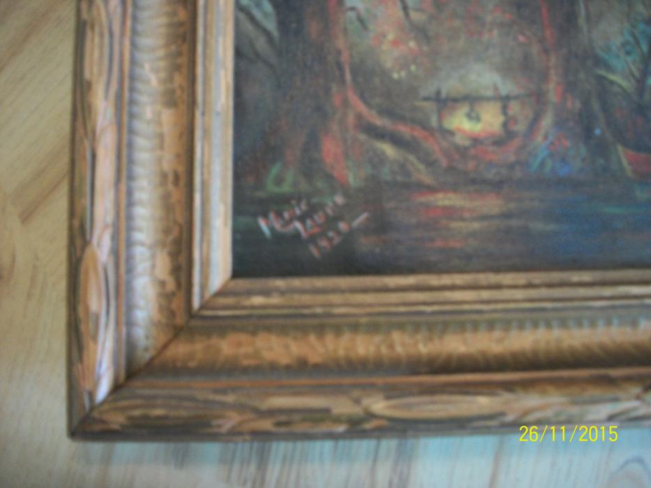 Painting by Marie Laure 1920 display photo