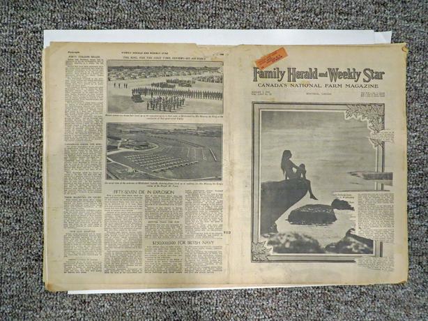 1935 OLD NEWSPAPERS image 1