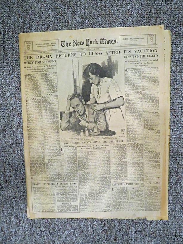 1935 OLD NEWSPAPERS image 2