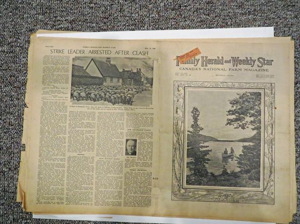 1935 OLD NEWSPAPERS image 4