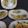 ROYAL ALBERT "TEA ROSE" SQUARE DESSERT PLATES - 4 available thumbnail image 4