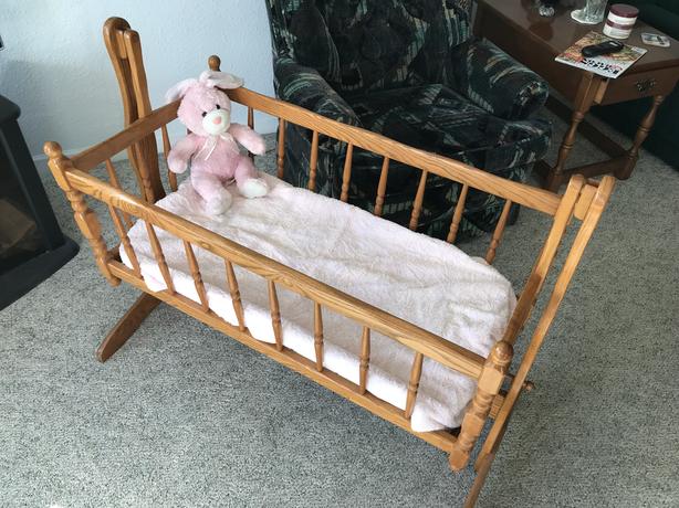 Solid Maple Cradle image 1