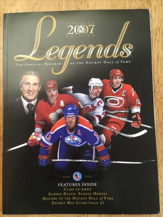 Hockey Hall of Fame Program display photo
