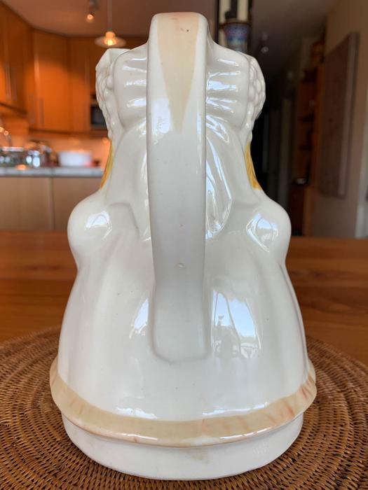 Vintage 1940's Bo-Peep USA Pottery Shawnee Pitcher display photo
