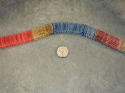 VINTAGE SET OF PAPER GARLAND 1930 T0 1940 display photo