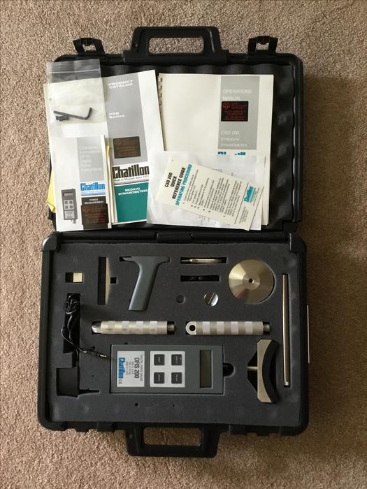 OBO: Chatillon CSD 200 Medical Dynaometer/Strain Gauge display photo