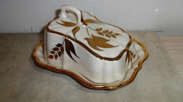 Vintage Cheese Dish with Dome image 1