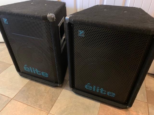 Yorkville Elite  EX350 PA speakers display photo