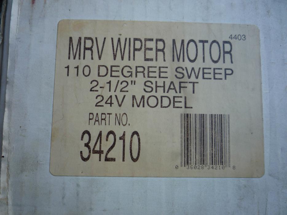 marine   MRV wiper motor brand new display photo